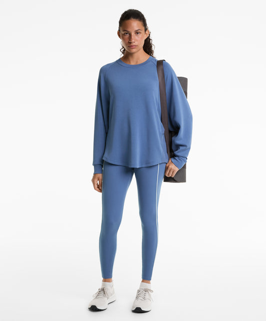 Oversized modal rib sweatshirt