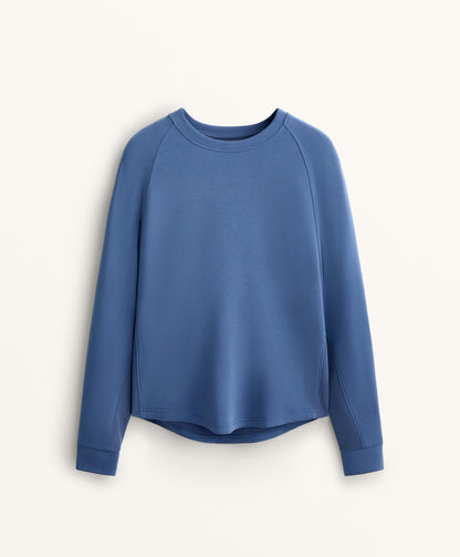 Oversized modal rib sweatshirt