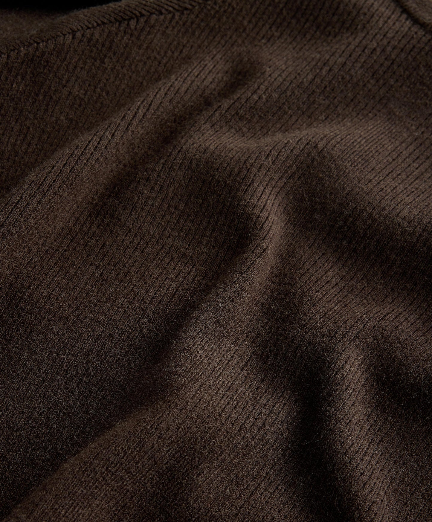Fitted waist rib knit jumper
