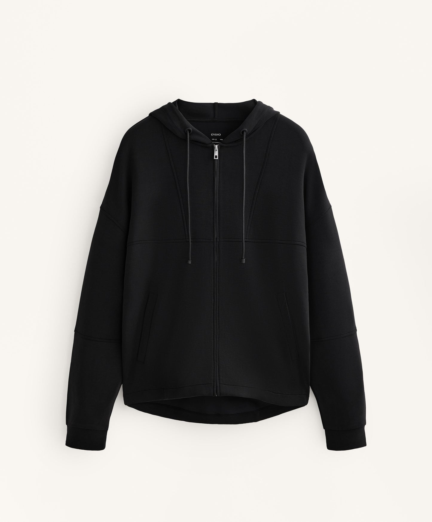 Soft-touch modal hooded jacket
