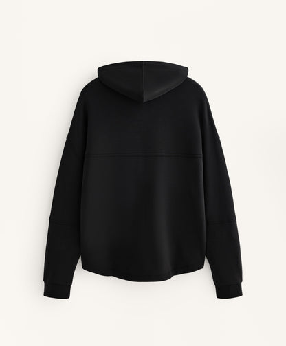 Soft-touch modal hooded jacket
