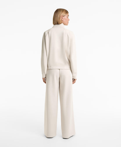 Piqu¨¦ pockets jacket with cotton