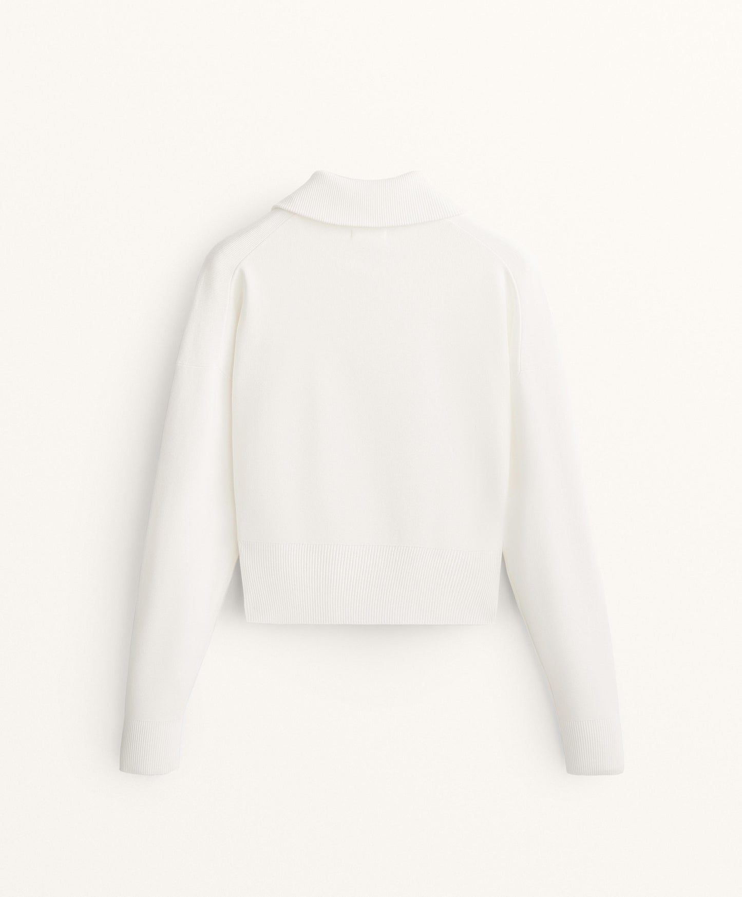 High neck knit jacket