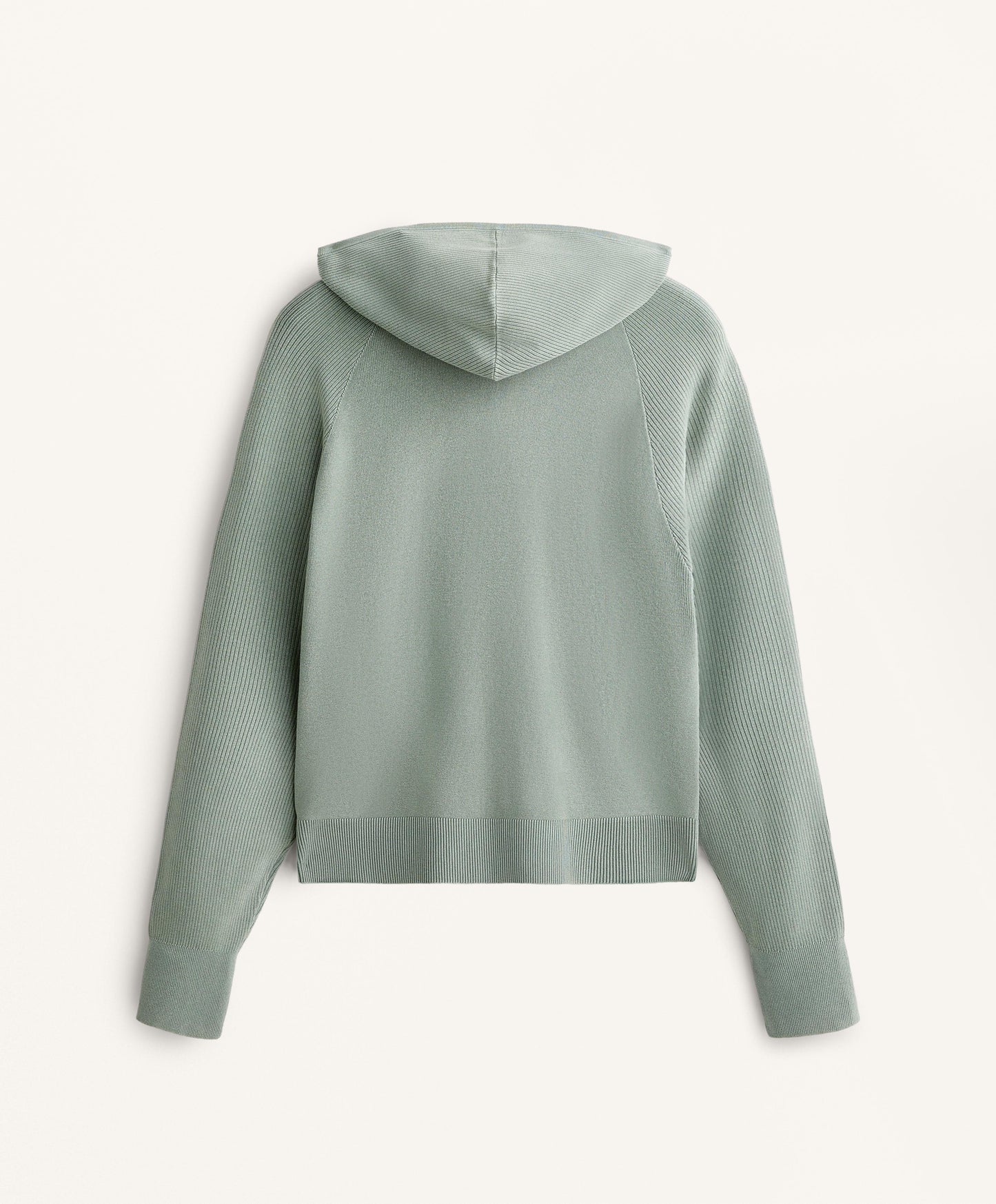 Hooded knit jacket