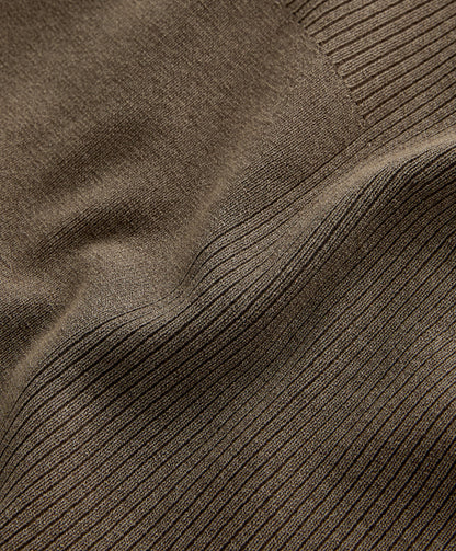 Long washed knit jacket