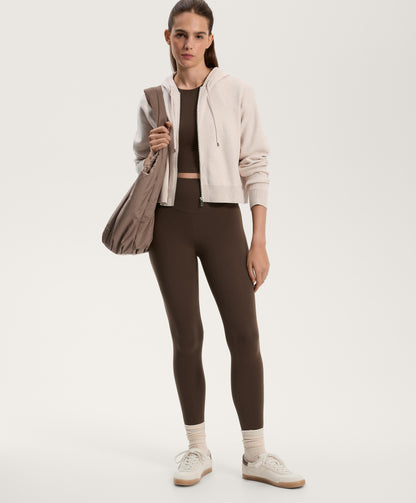 Hooded knit jacket