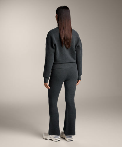 Structured knit zip-through jacket