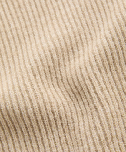 Long ribbed knit cardigan