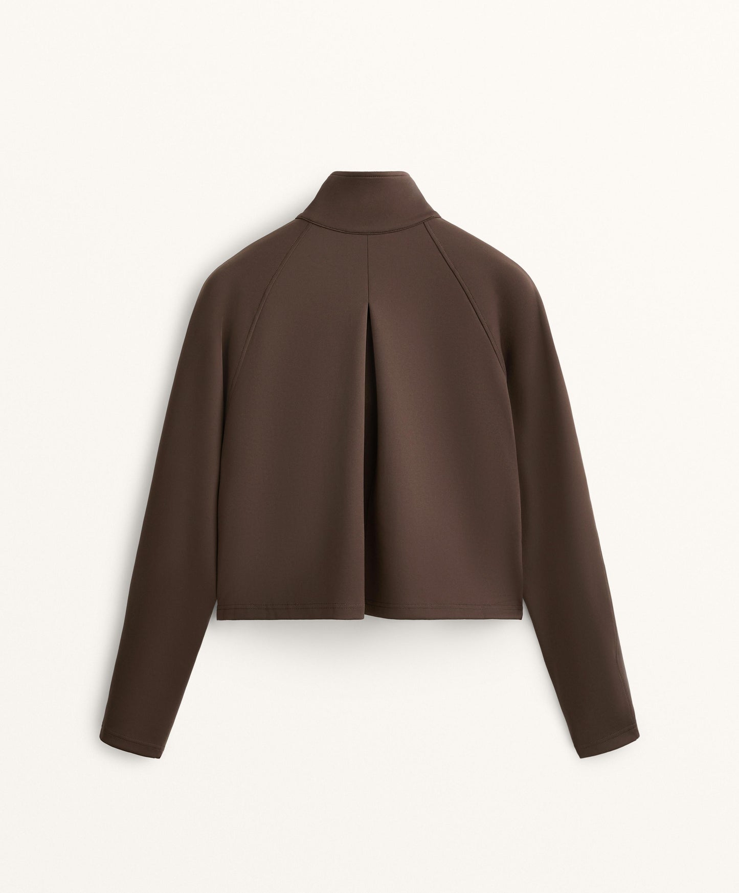 Neoprene-effect jacket with pockets