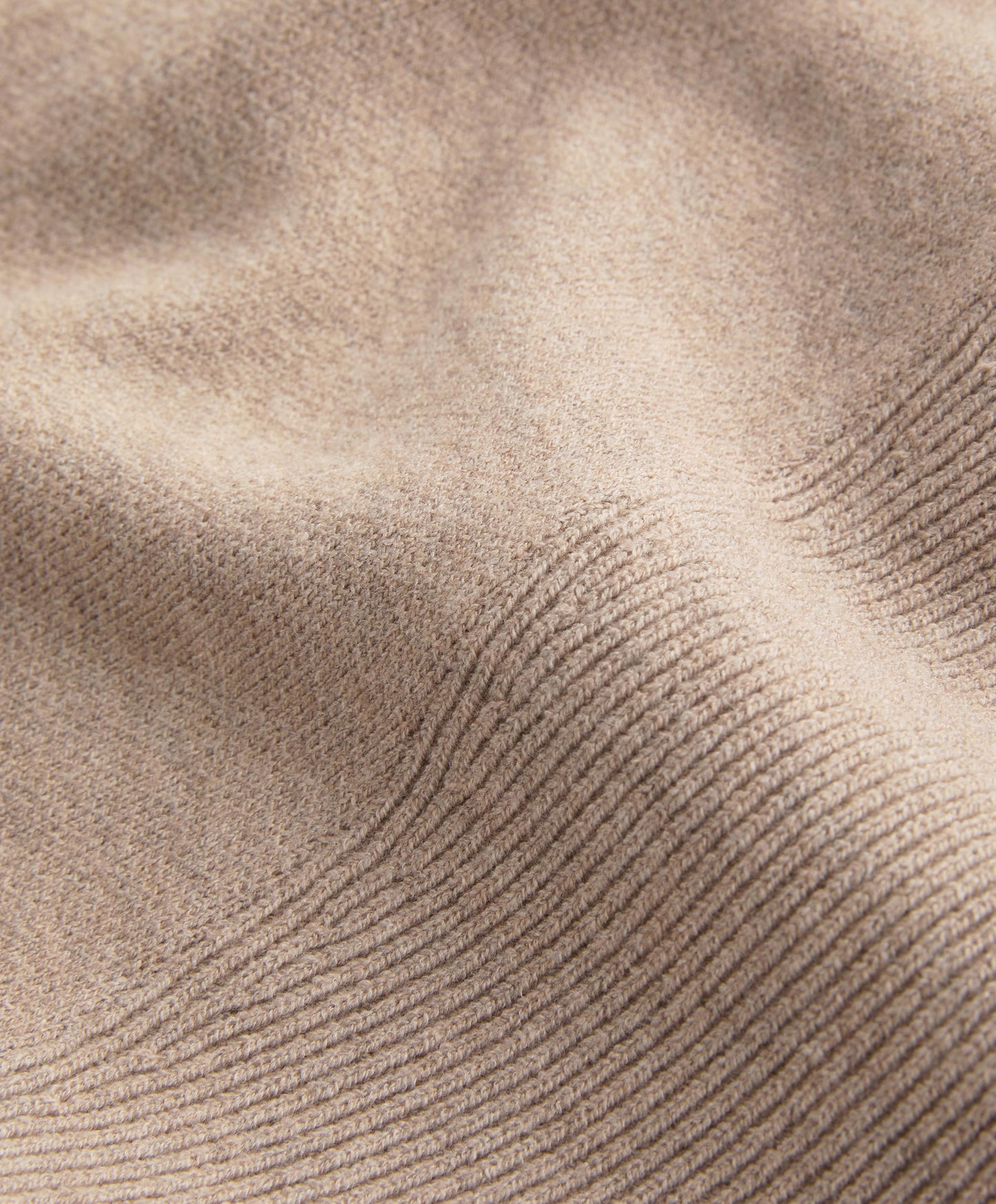 Rib collar knit jacket