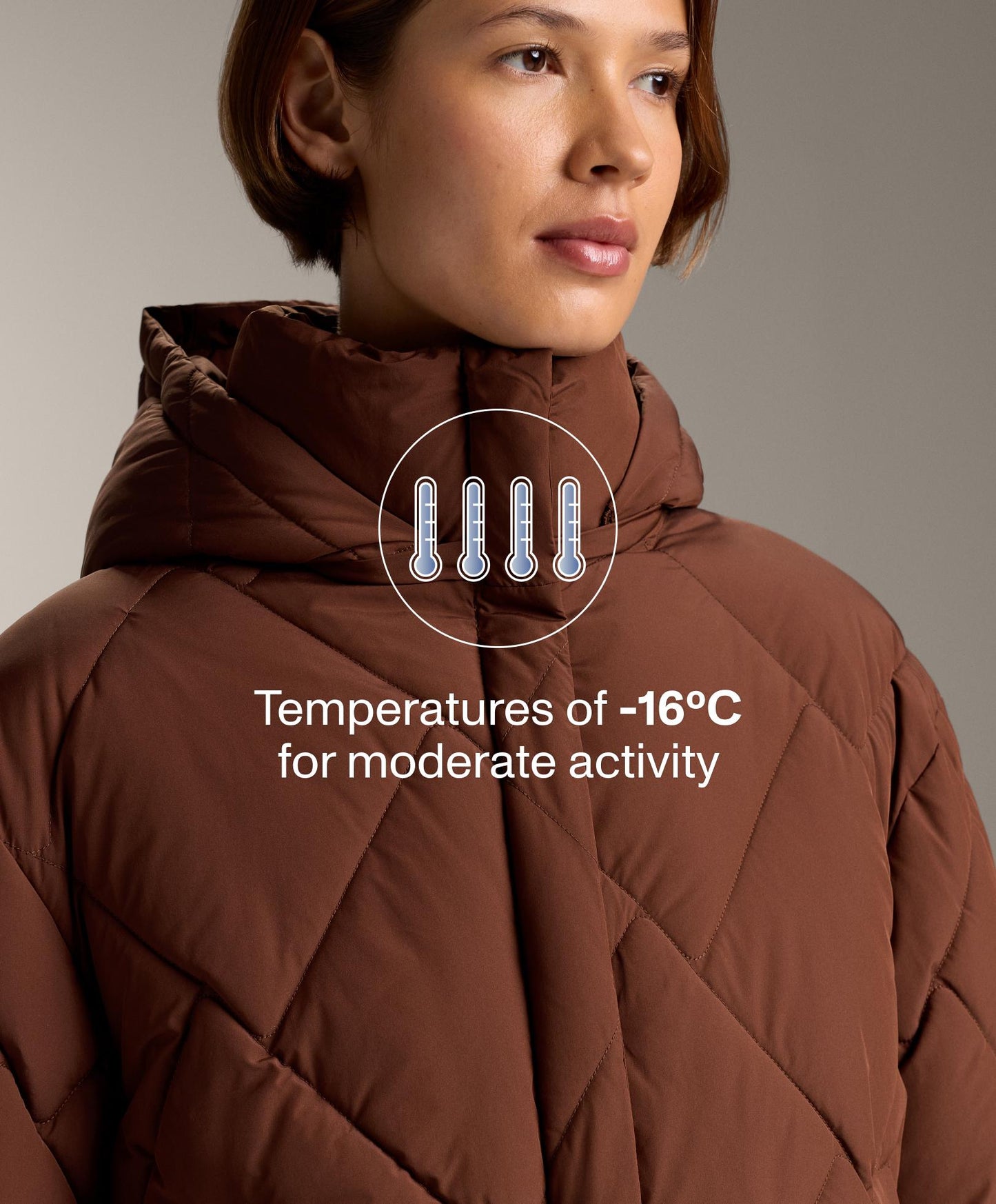 Water-repellent Primaloft padded jacket