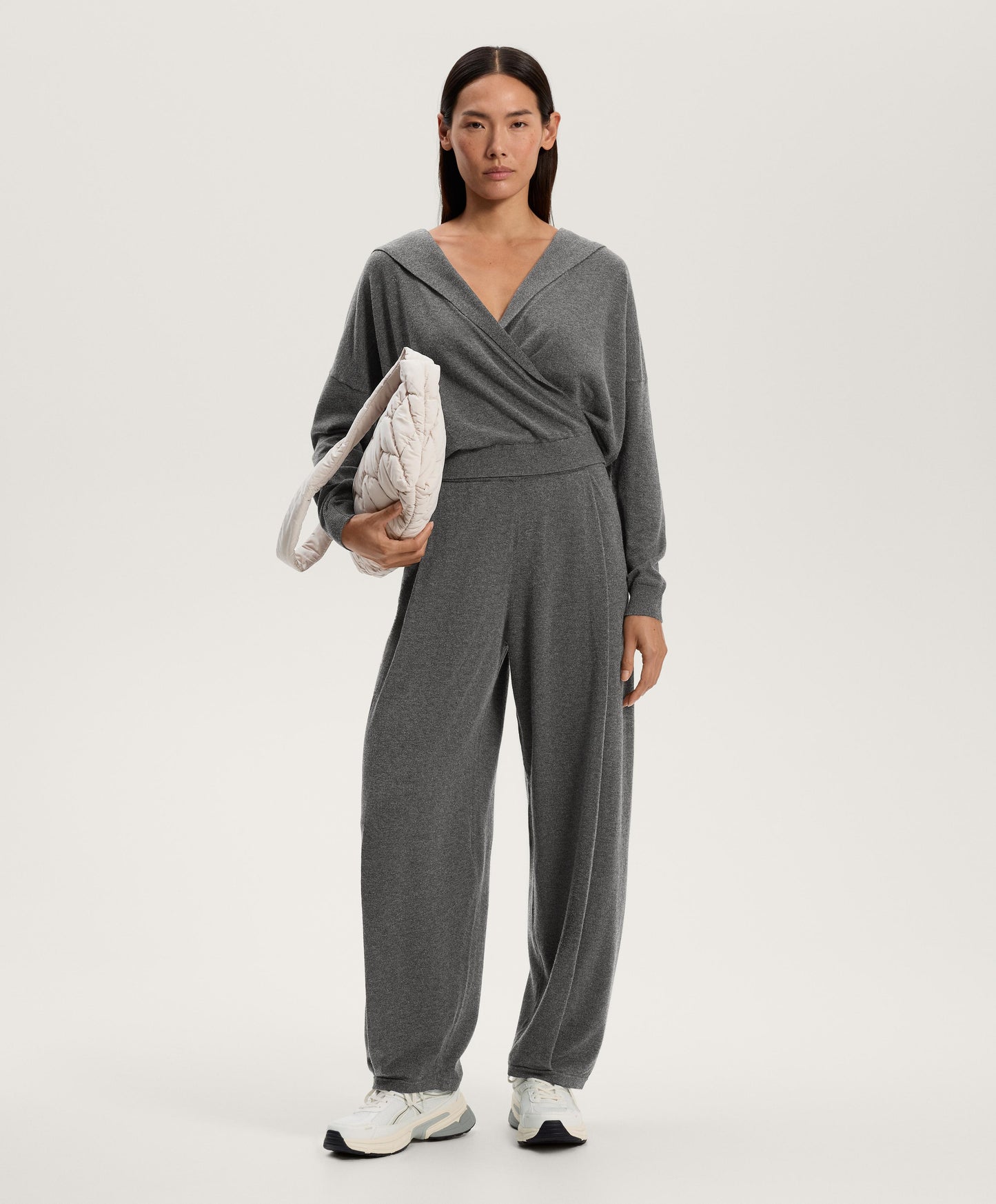 Cocoon knit trousers