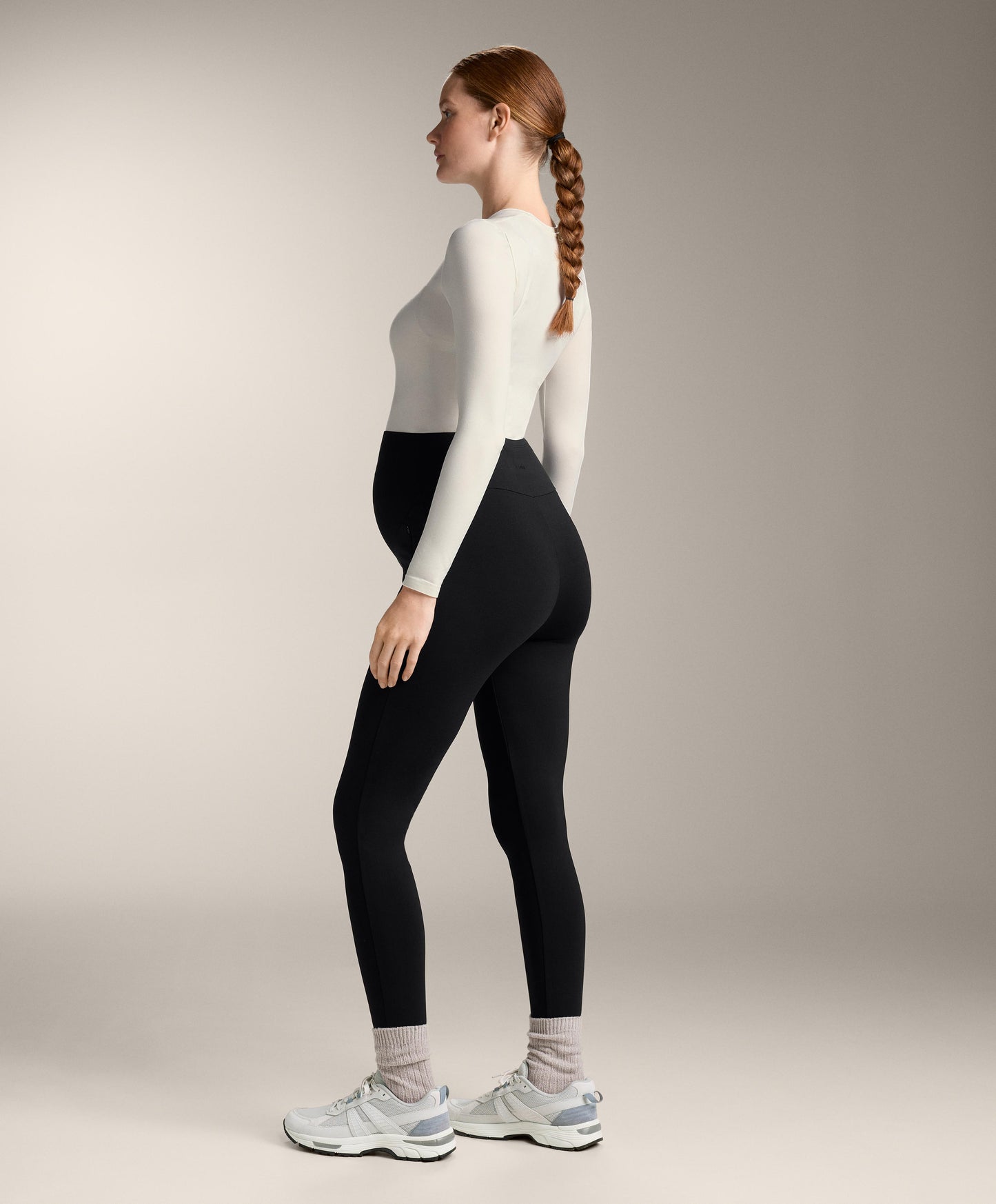 Warm maternity ankle-length leggings 70 cm