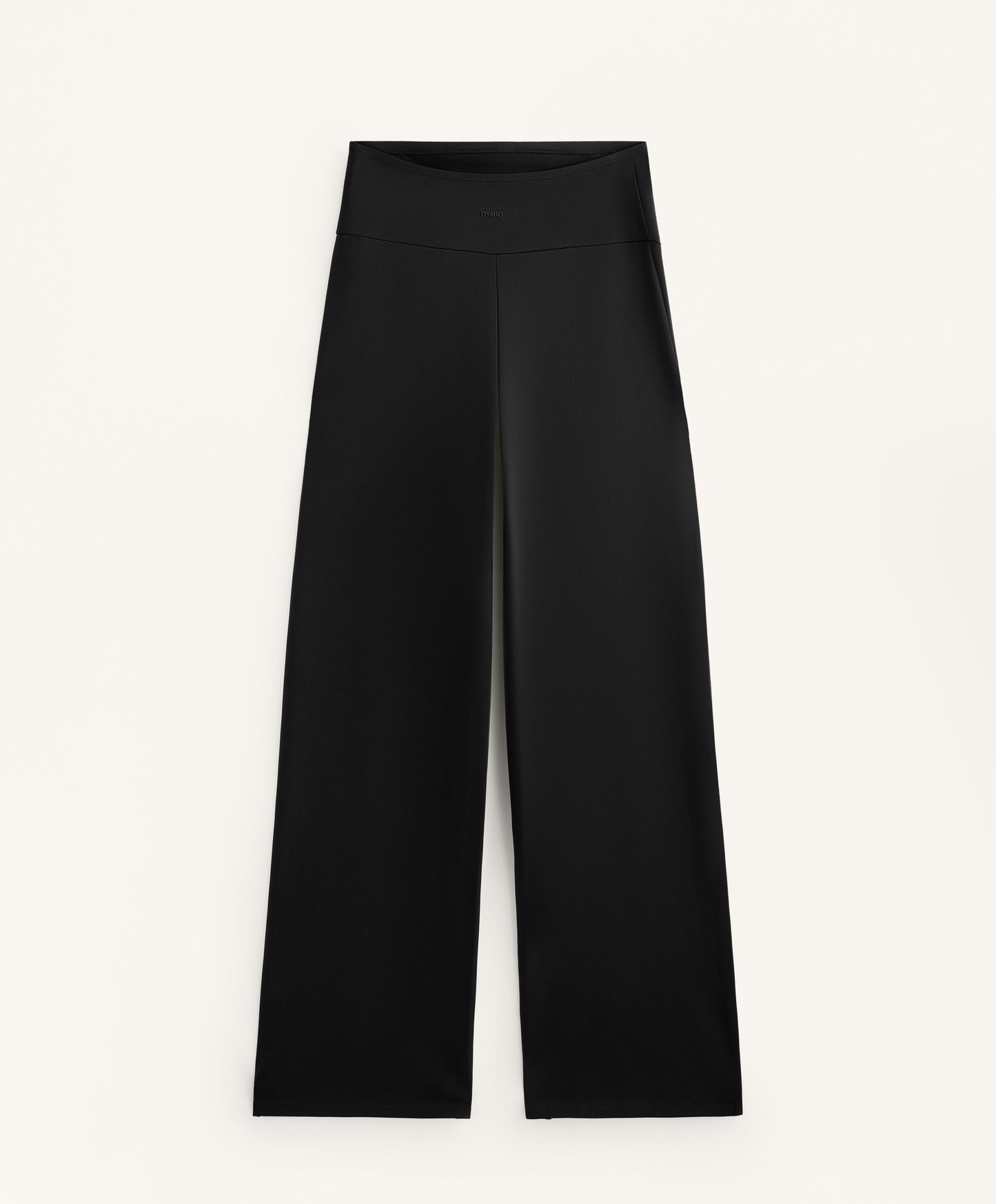Straight-leg warm maternity trousers