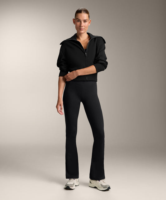 Evermove high-rise flare trousers