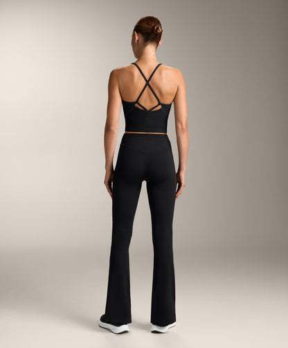 Evermove high-rise flare trousers