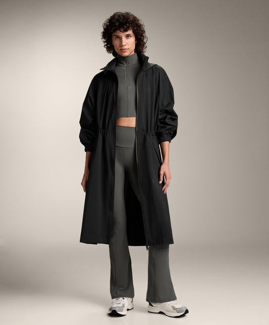 Flare high-waisted Comfortlux rib lateral trousers