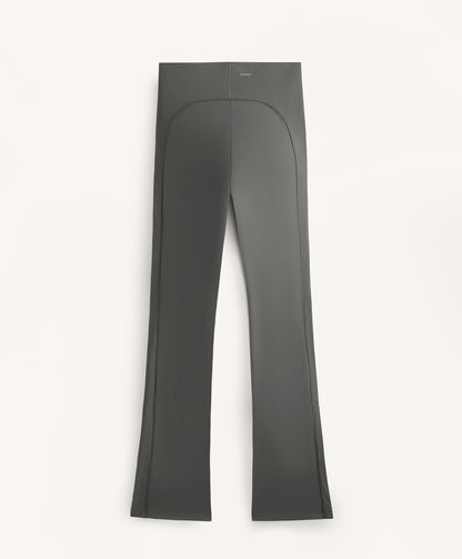 Flare high-waisted Comfortlux rib lateral trousers