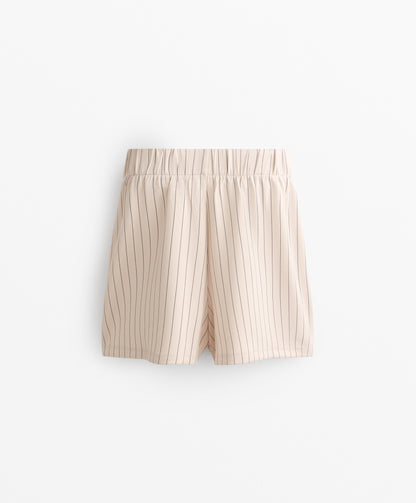 Tie shorts with soft touch modal