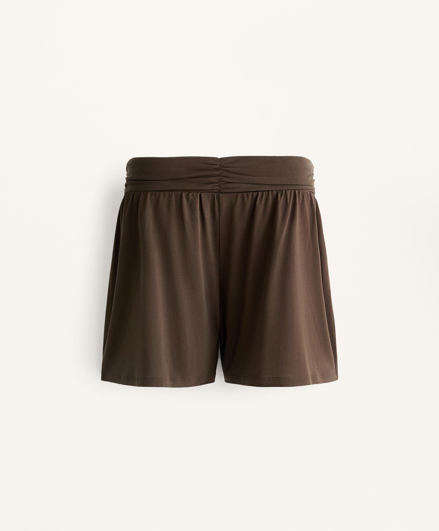 Extra wide leg flowy V-waist shorts with modal