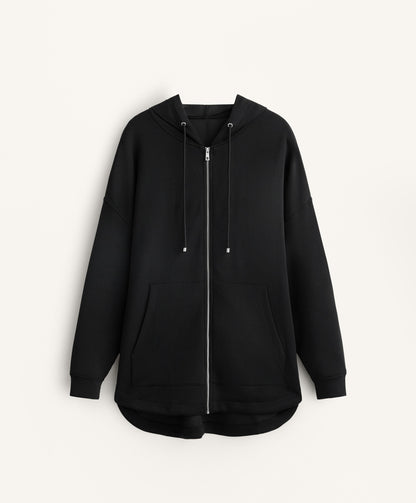 Long soft-touch modal jacket