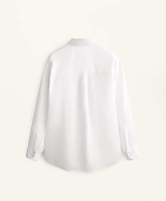 100% linen relaxed shirt