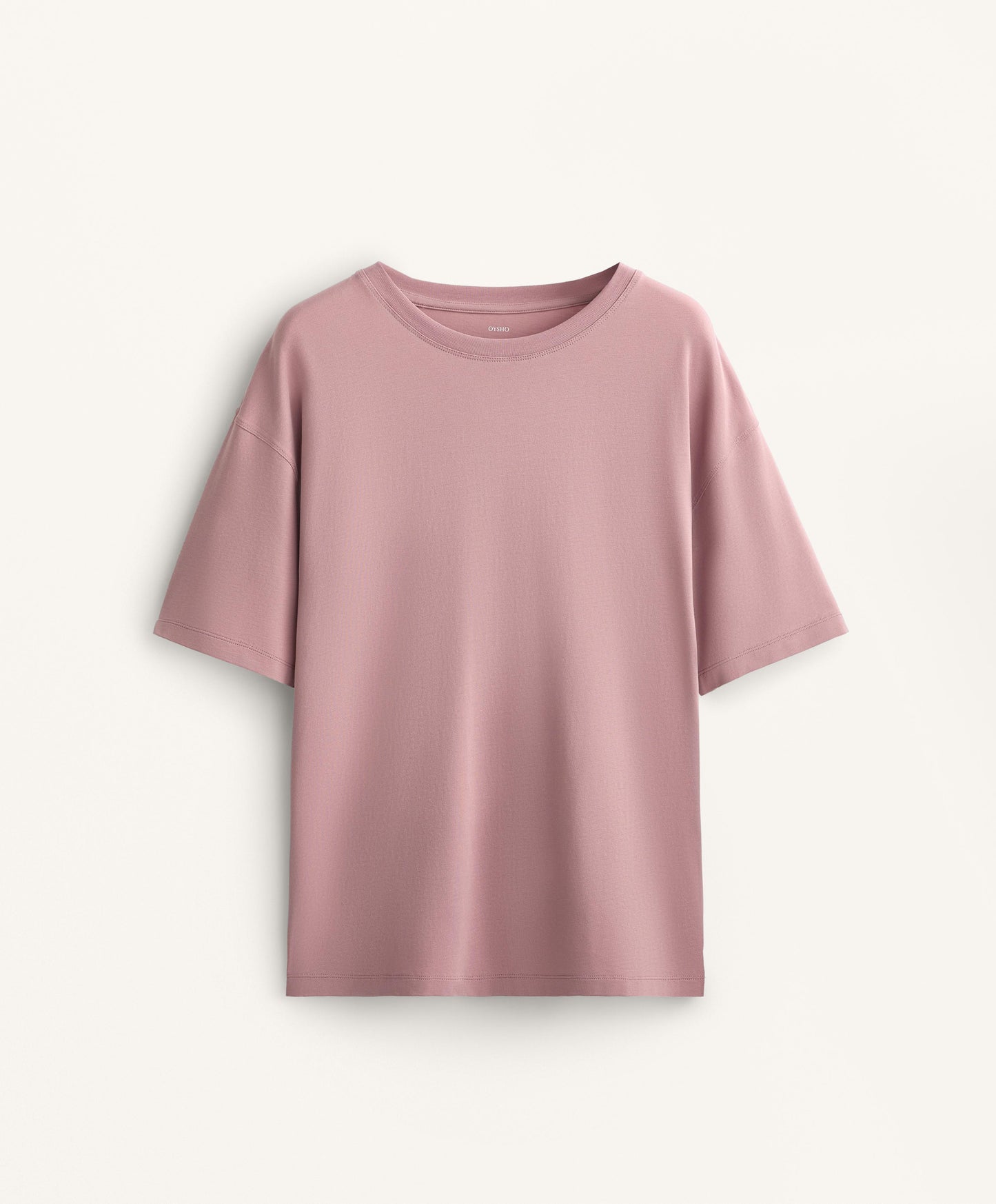 Short sleeve cotton blend T-shirt