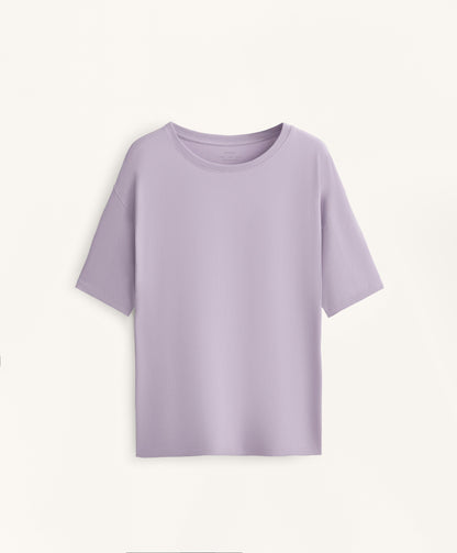 Short sleeve cotton blend T-shirt