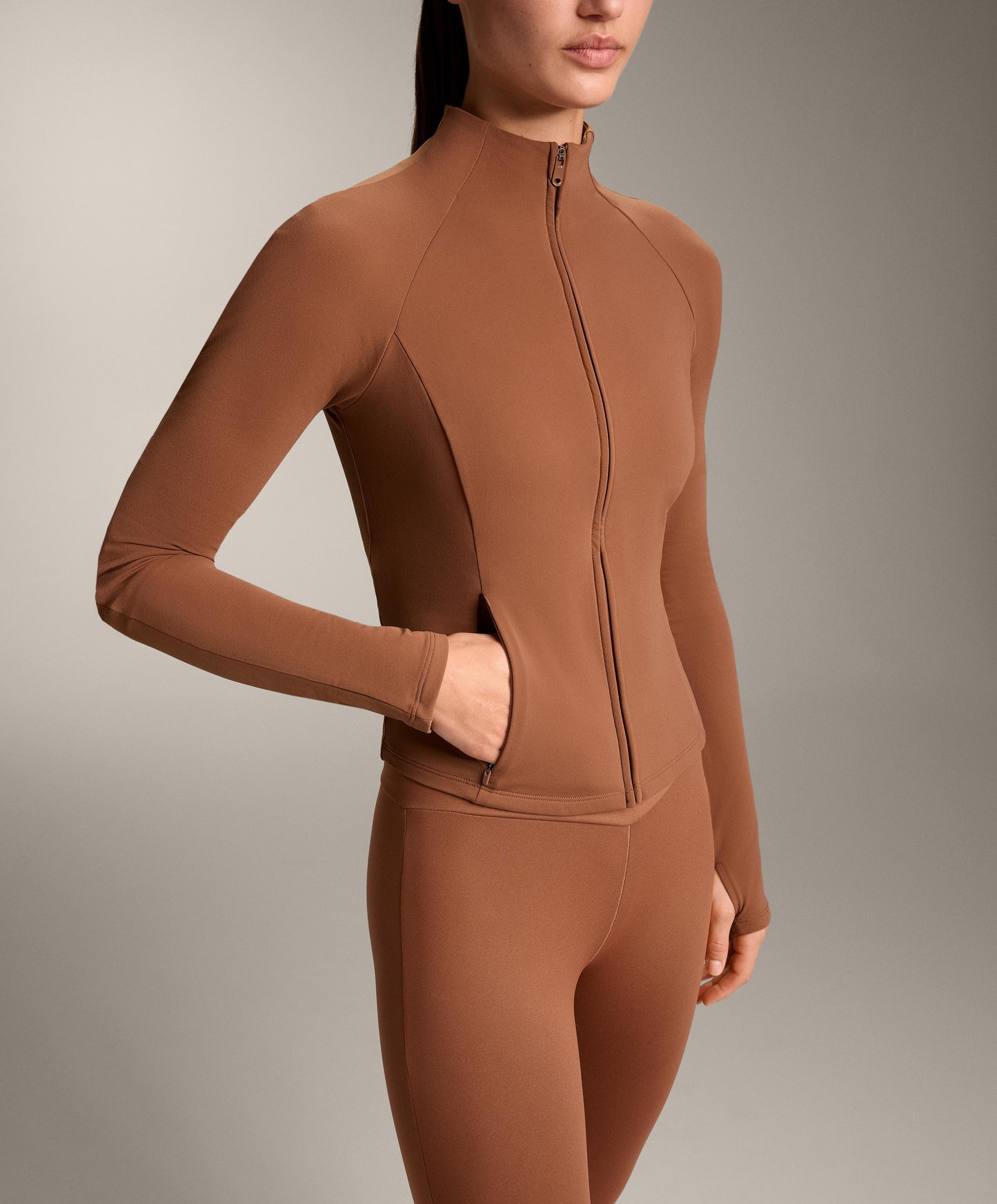 Light warm technical jacket