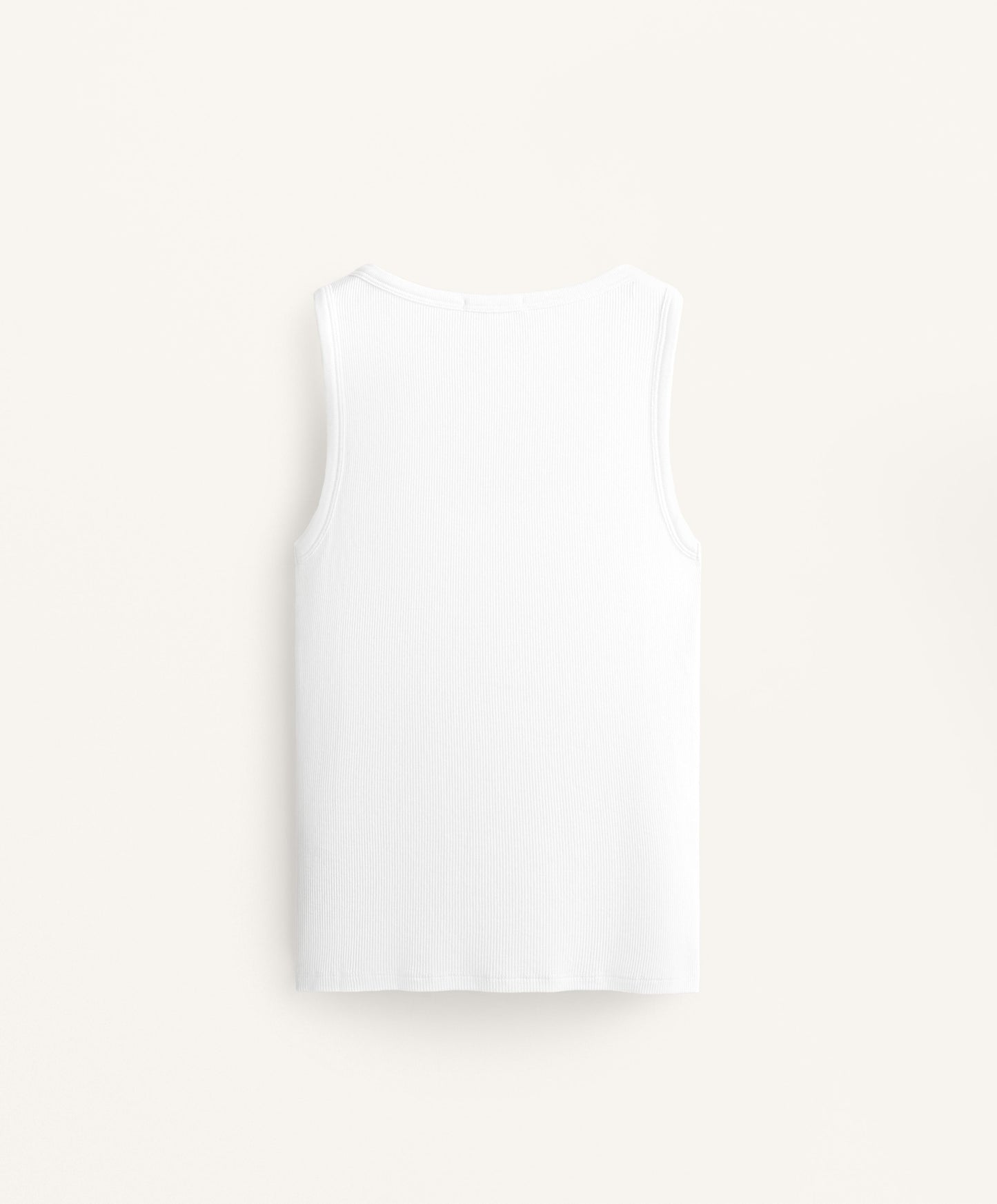 Sleeveless buttoned top with cotton and modal