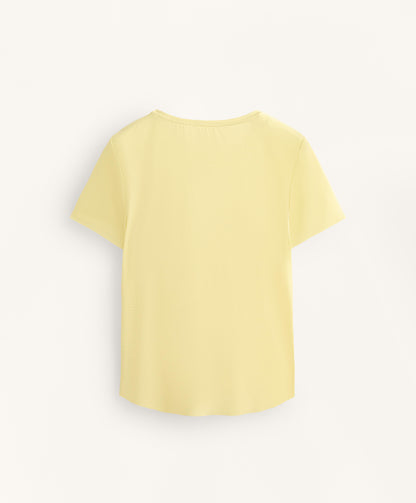 Microperforated short-sleeved technical T-shirt
