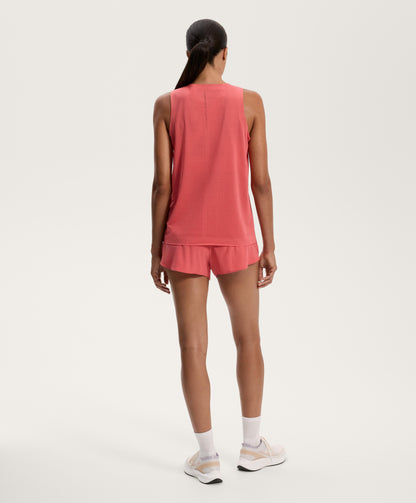Microperforated technical sleeveless T-shirt