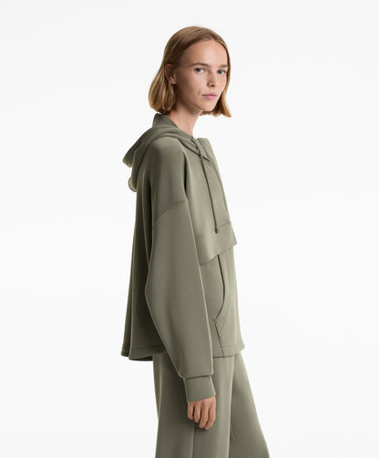 Soft touch modal zip sweatshirt