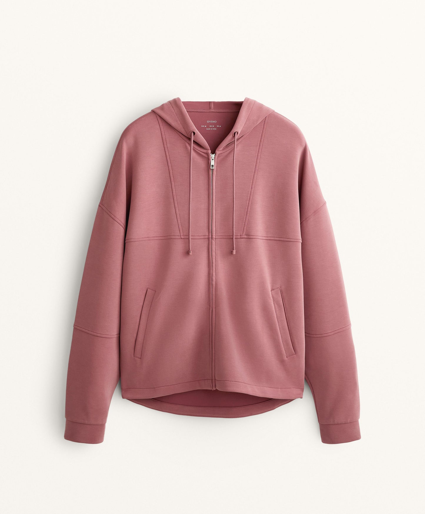 Soft-touch modal hooded jacket