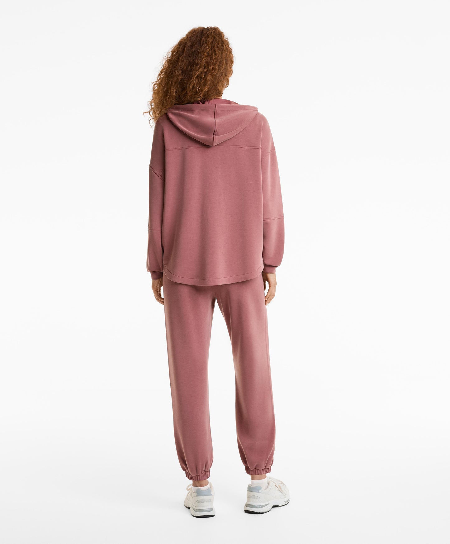 Soft-touch modal hooded jacket