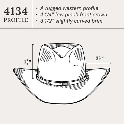 Seneca 4X Cowboy Hat