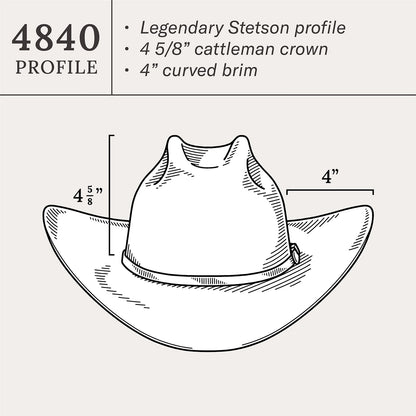 El Patron 48 Premier 30X Cowboy Hat