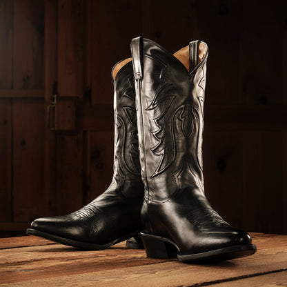 Ames Corded & Burnished Leather Boot Men