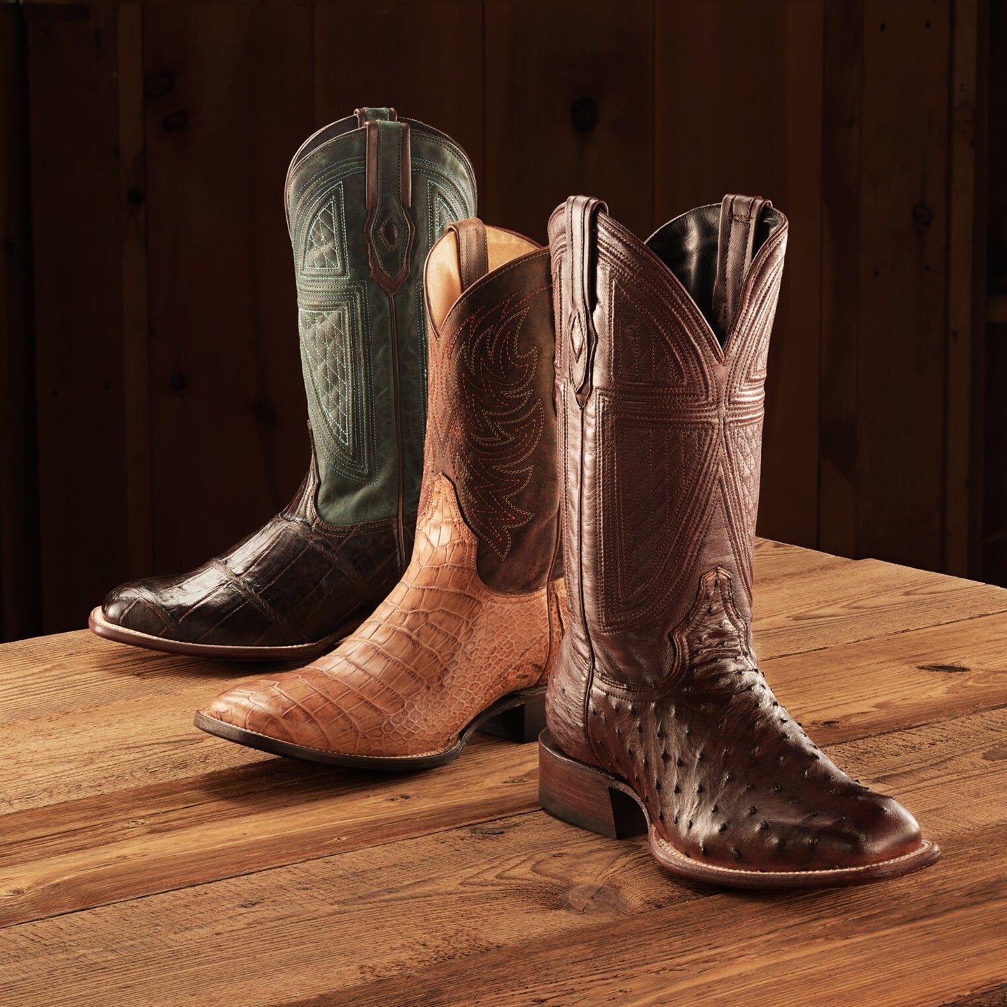 Aces Alligator Boots Men
