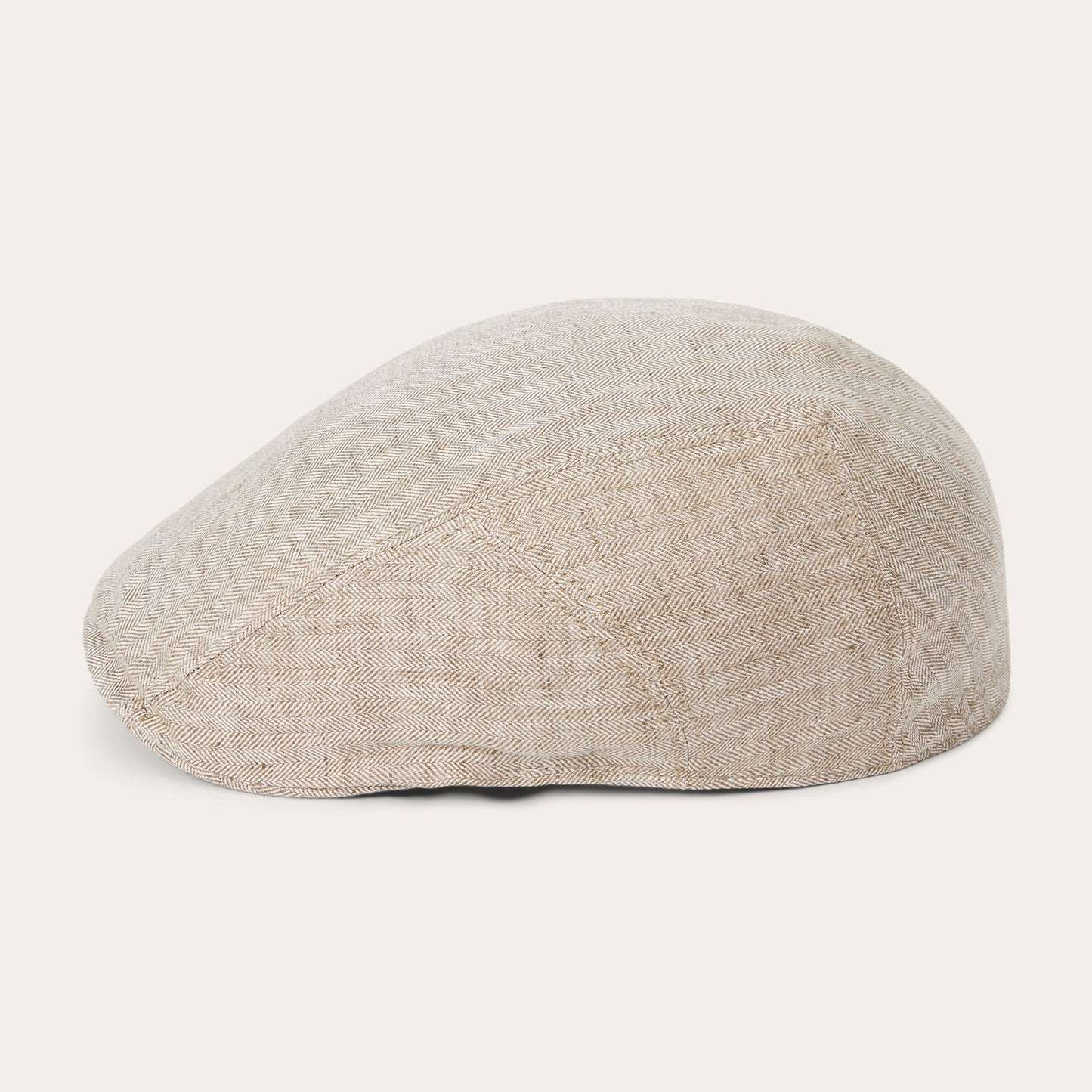 Herringbone Linen Ivy Cap