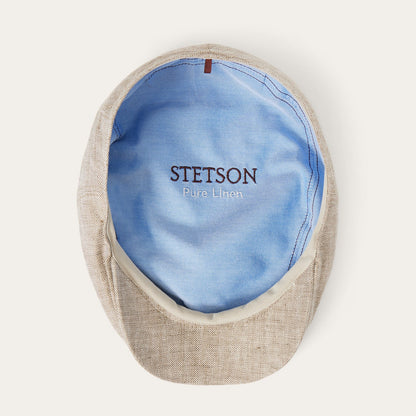 Herringbone Linen Ivy Cap