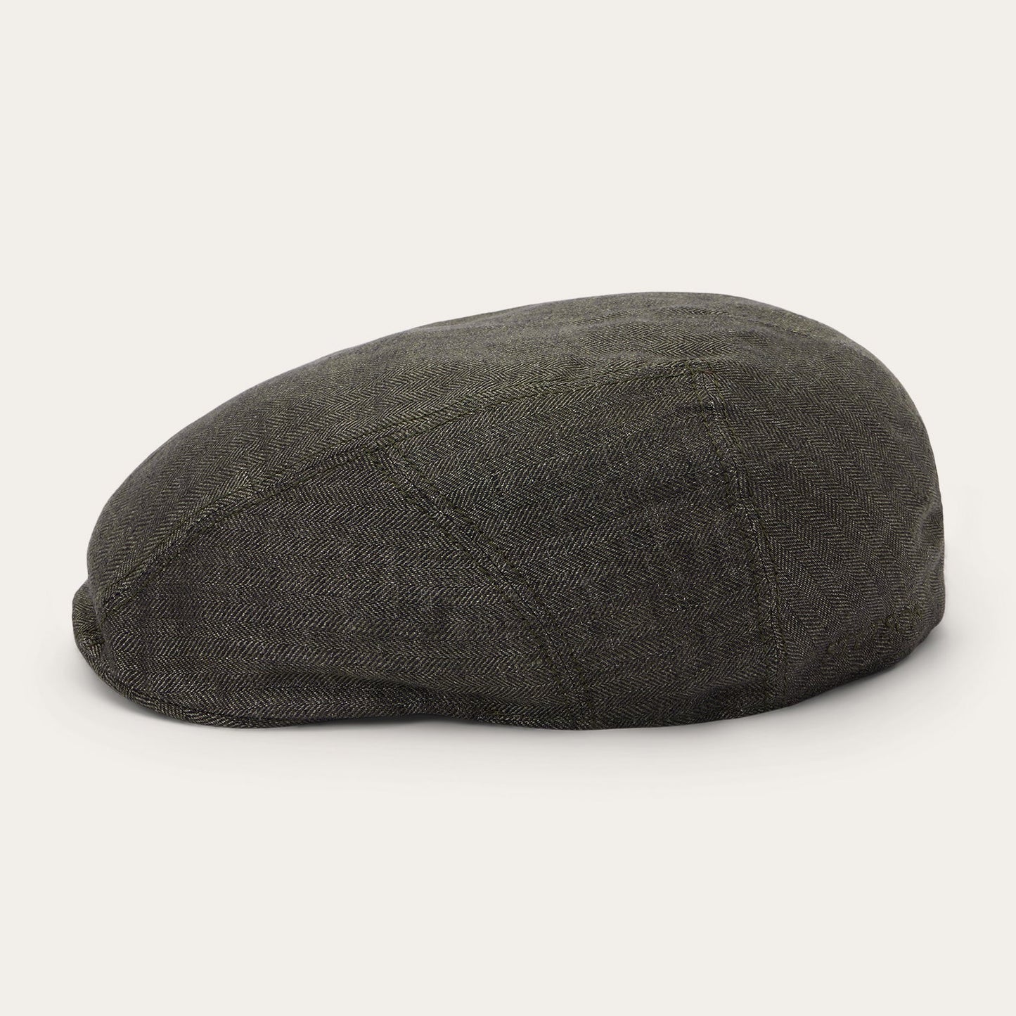 Herringbone Linen Ivy Cap