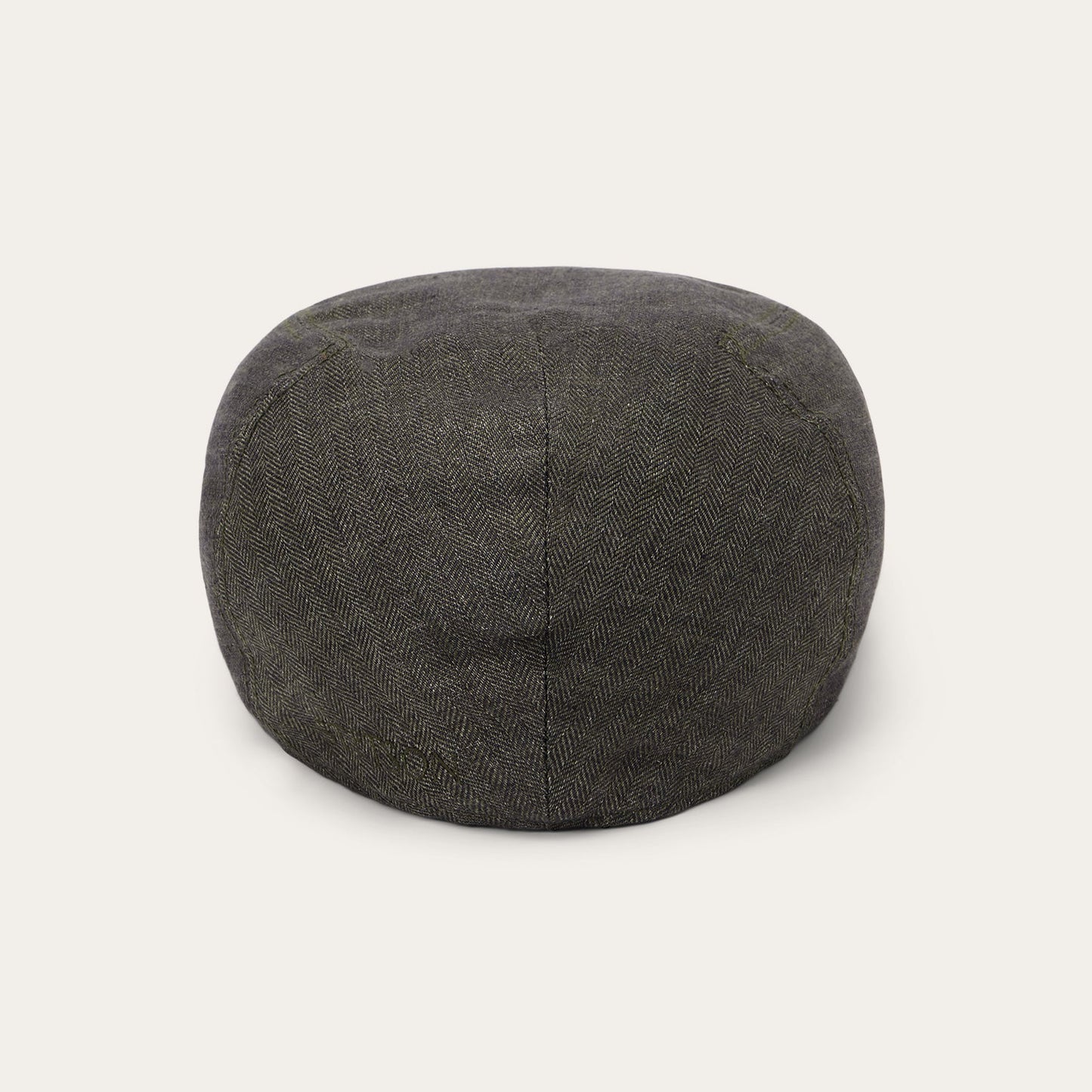 Herringbone Linen Ivy Cap