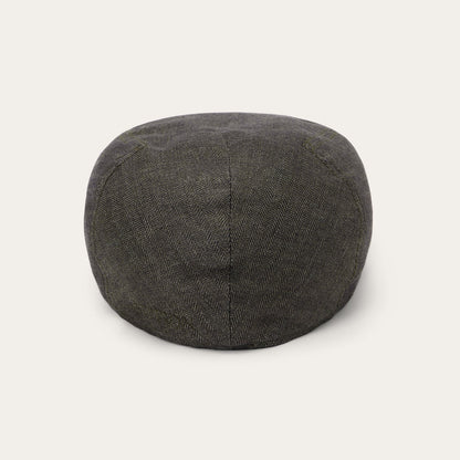 Herringbone Linen Ivy Cap