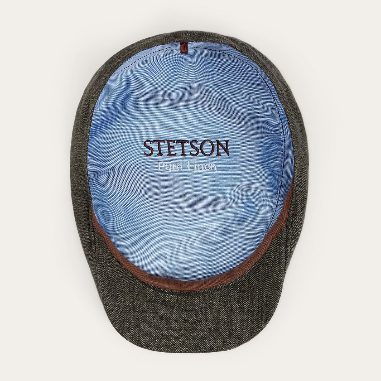 Herringbone Linen Ivy Cap