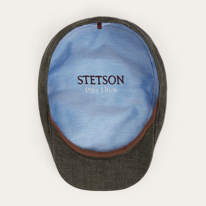 Herringbone Linen Ivy Cap