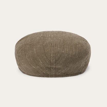 Glen Check Linen/Silk Kent Cap