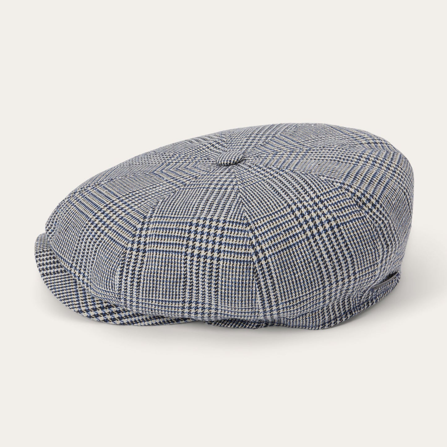 Glen Check Silk/Cotton 8Panel Cap