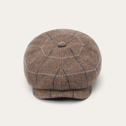 Wool Herringbone Hatteras Cap