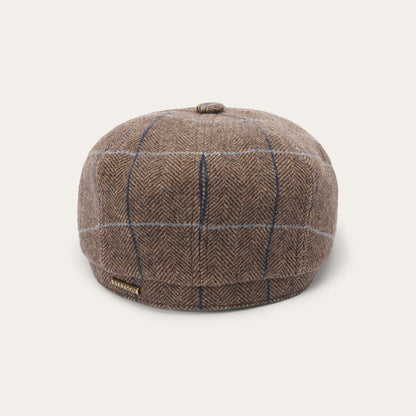Wool Herringbone Hatteras Cap